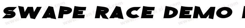 Swape Race Demo regular字体转换